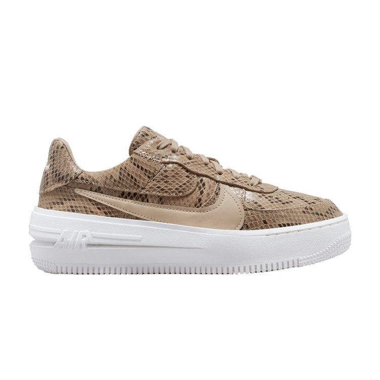 Nike Air Force 1 PLT.AF.ORM Brown Snakeskin Print (Women's)