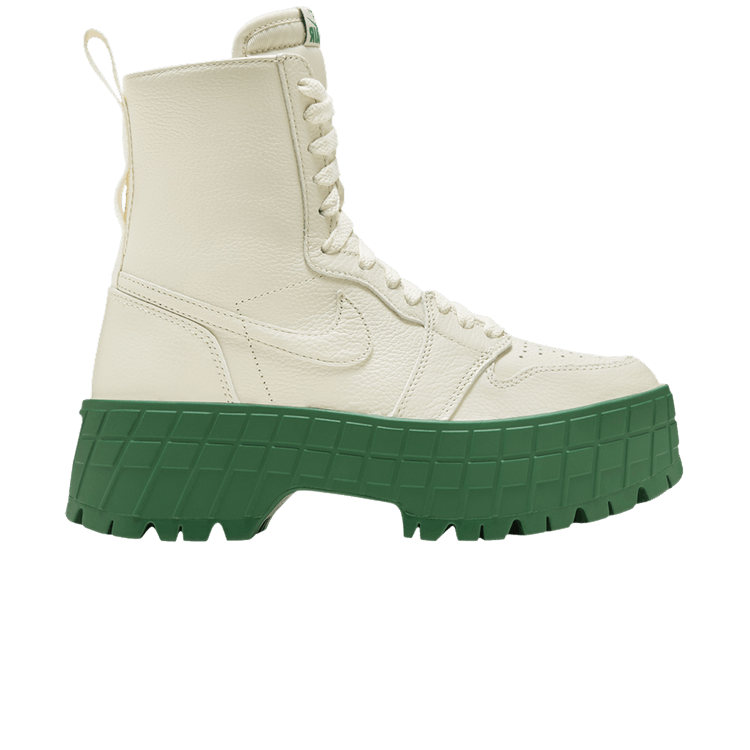 Jordan 1 High Brooklyn Coconut Milk Pine Green (Women's)
