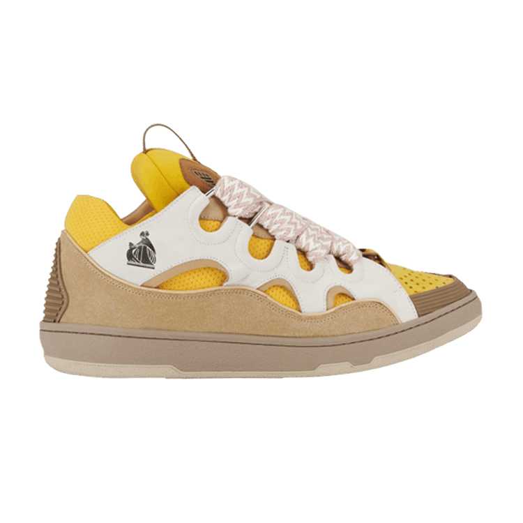 Lanvin Leather Curb Beige Yellow