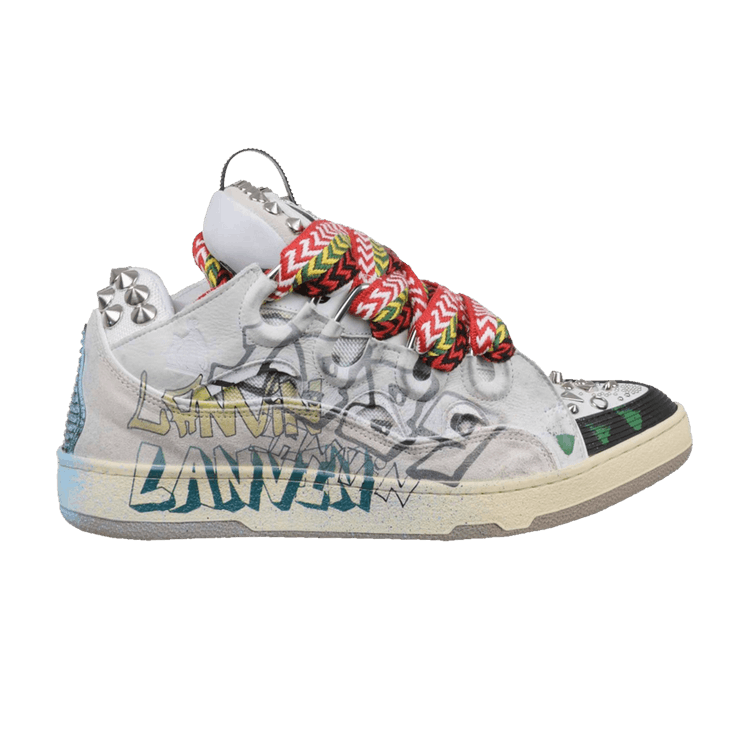 Lanvin Curb Sneaker Graffiti