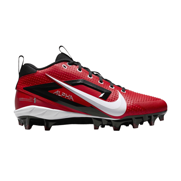 Nike Alpha Menace 4 Varsity University Red Metallic Silver Team Red White