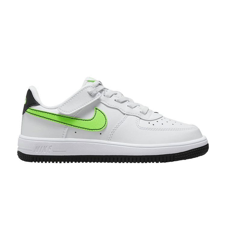 Nike Force 1 Low EasyOn White Black Green Strike (PS)