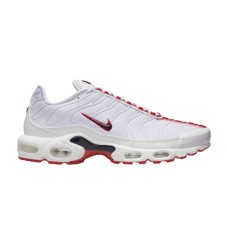 Nike Air Max Plus White University Red