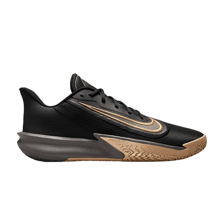 Nike Precision 7 Black Parachute Beige Iron Grey Metallic Gold