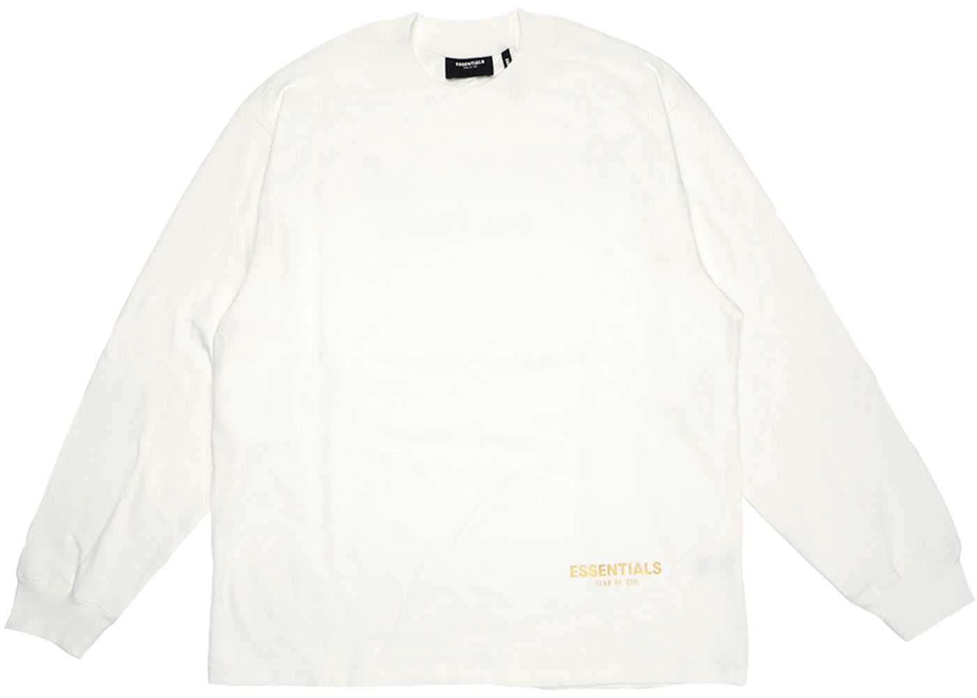 Fear of God Essentials Long Beach 3M Long Sleeve Boxy T-shirt White