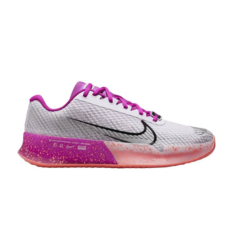 Nike Court Vapor 11 HC Premium Barely Grape Vivid Grape Light Wild Mango Metallic Silver (Women's)