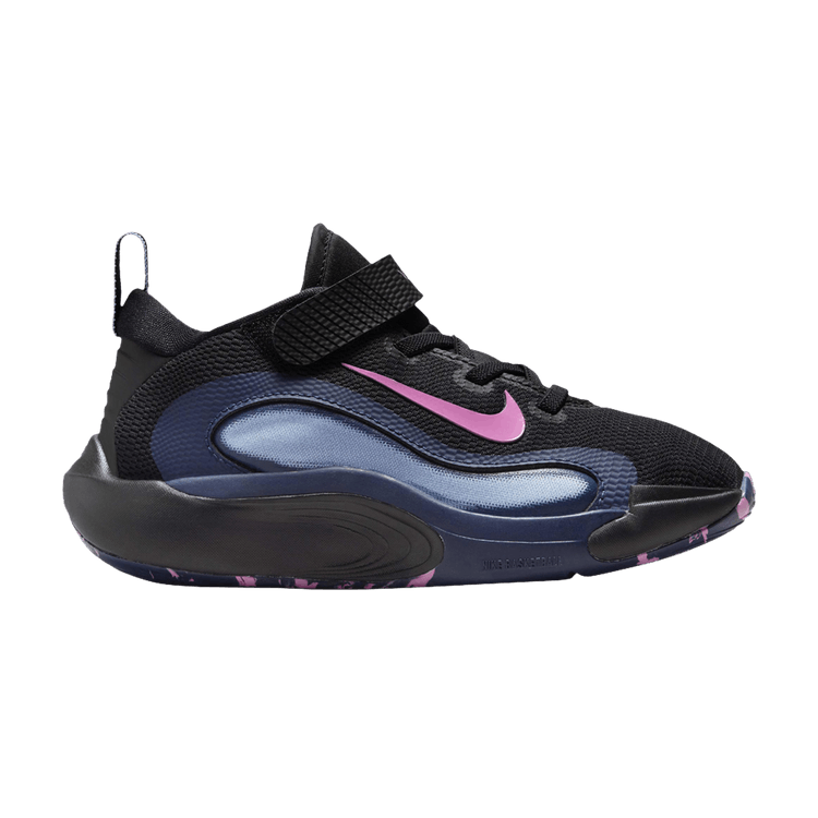 Nike IsoFly Black Midnight Navy Aluminum Playful Pink (PS)