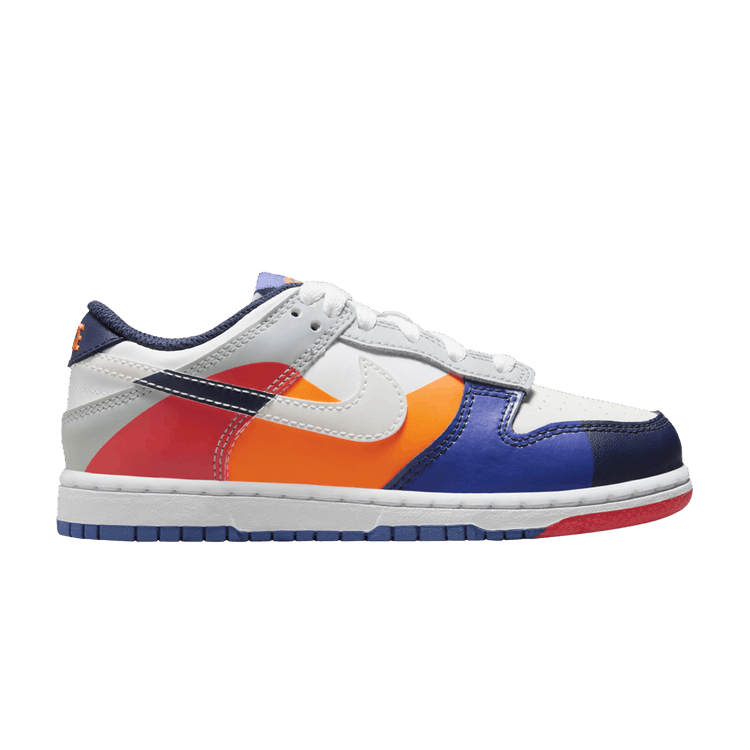 Nike Dunk Low SE White Light Silver Midnight Navy (PS)