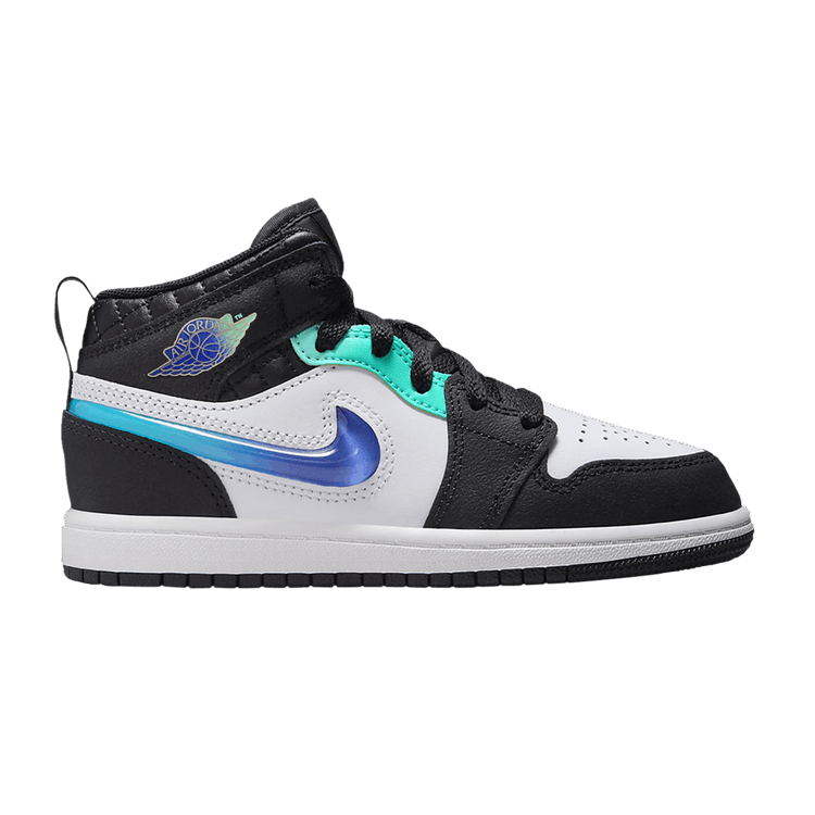 Jordan 1 Mid SE Formula 23 Pack Black White Hyper Jade (PS)