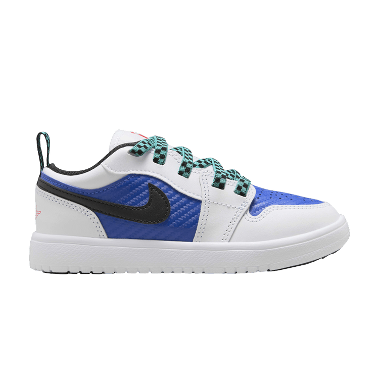 Jordan 1 Low ALT SE White Hyper Royal Hyper Jade Black (PS)