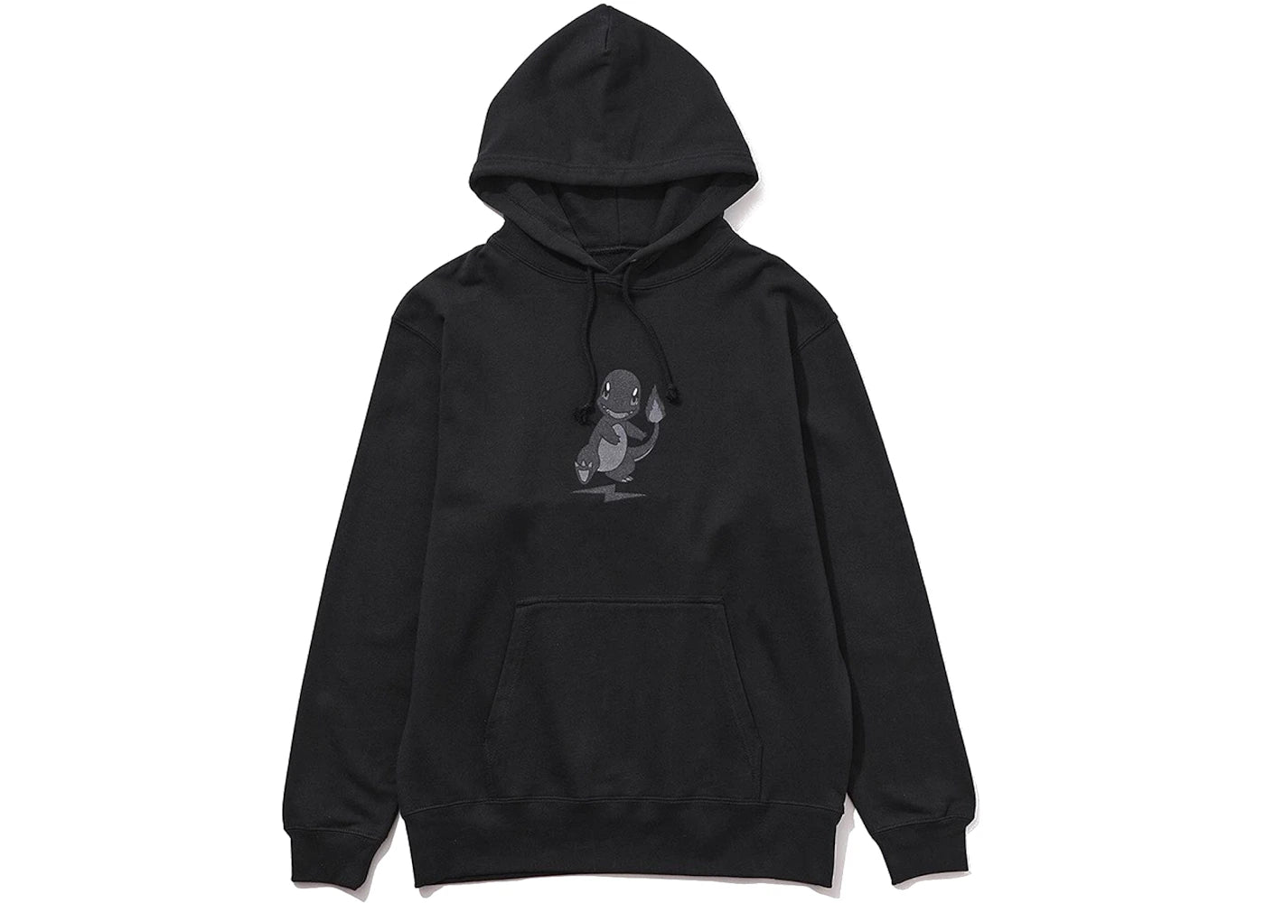 Fragment x Pokemon Charmander Thunderbolt Project x Sequence Miyashita Park Front Print Hoodie Black