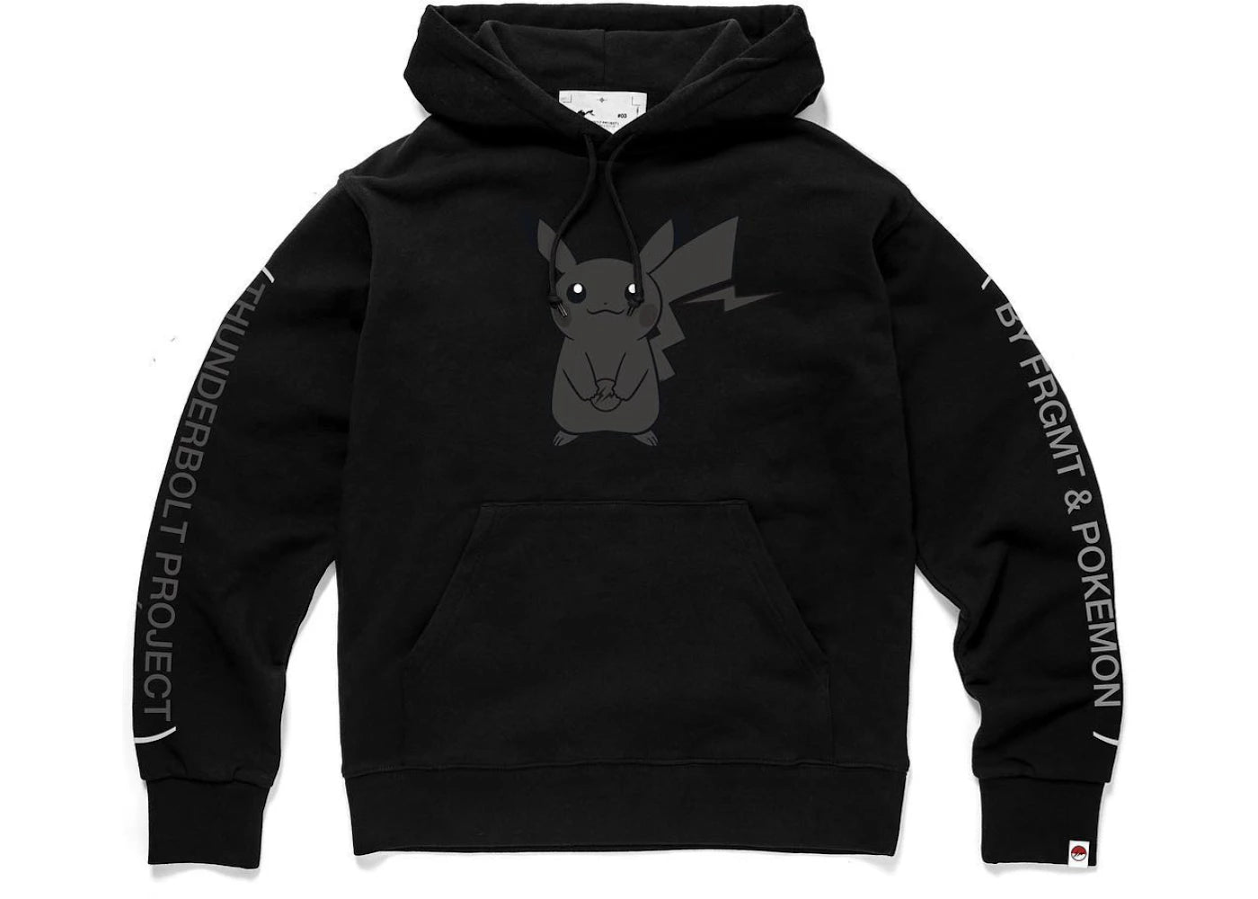 FRGMT x Pokemon Pikachu Hoodie Black