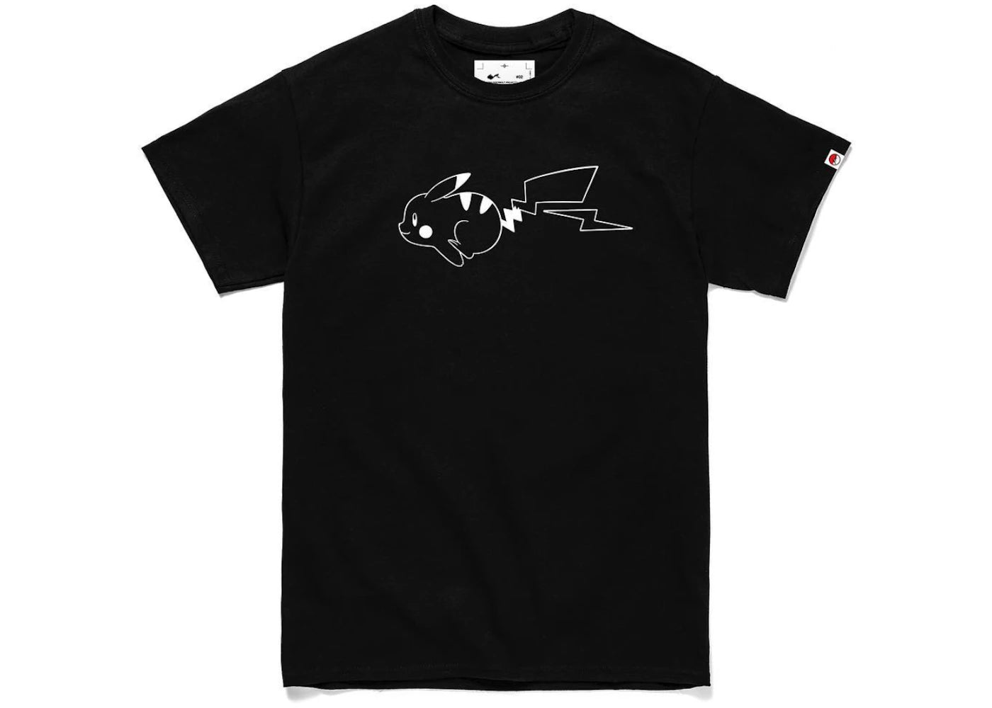 FRGMT x Pokemon Pikachu Running Tee Black