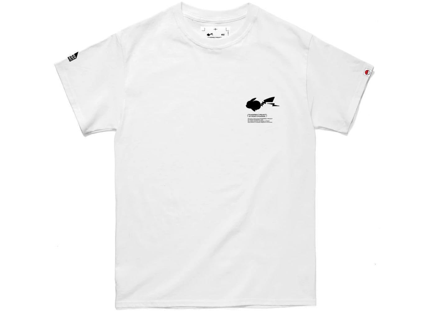 FRGMT x Pokemon Pikachu Running  Tee White