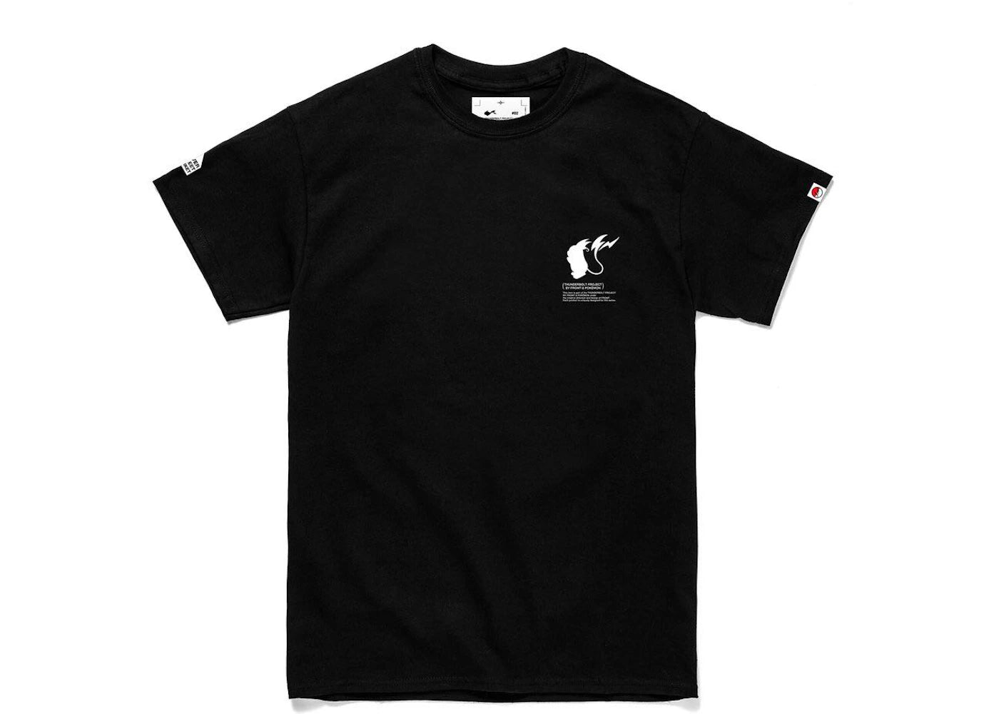 FRGMT x Pokemon Raichu Chest Logo Tee Black