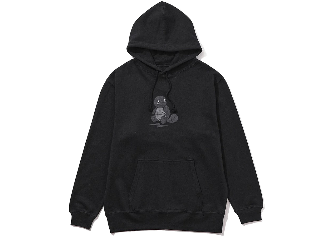 Fragment x Pokemon Squirtle Thunderbolt Project x Sequence Miyashita Park Front Print Hoodie Black