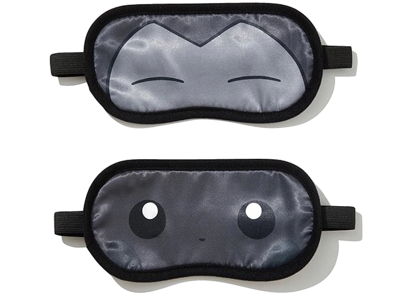 Fragment x Pokemon Thunderbolt Project Pikachu Snorlax Eye Mask (Set of 2) Black