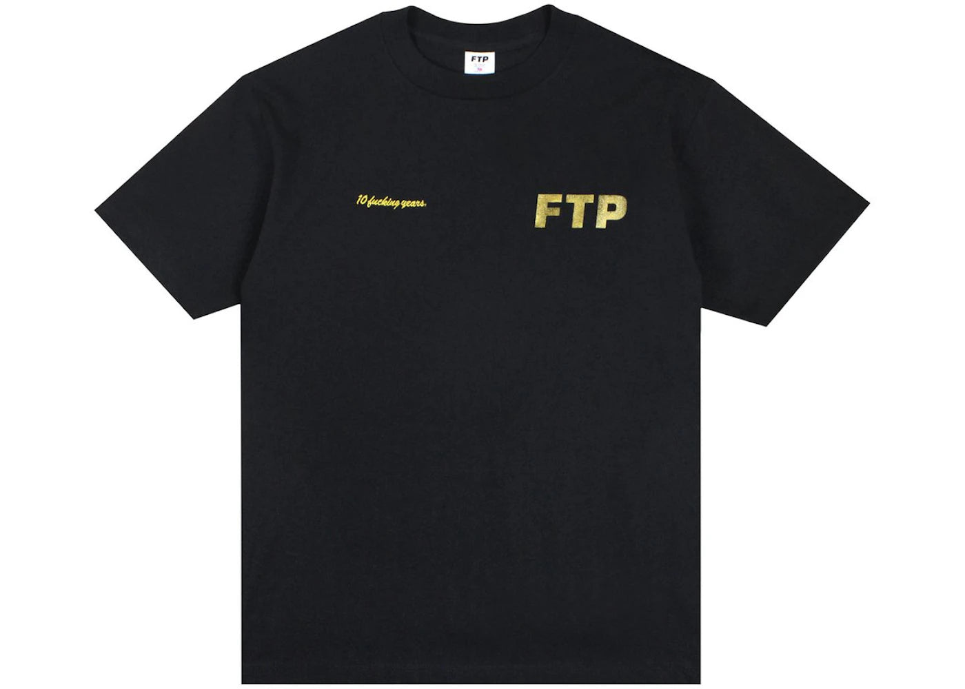 FTP 10 Year Logo Tee Black