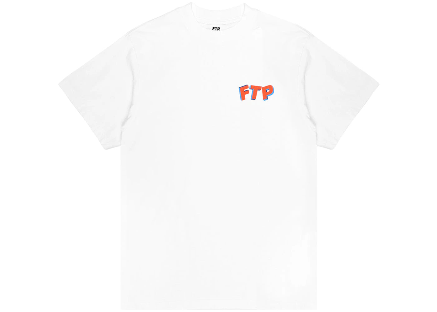 FTP 3D Logo Tee White