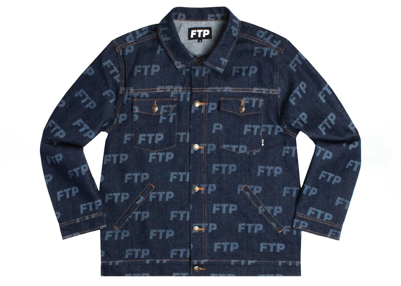 FTP All Over Denim Jacket Indigo