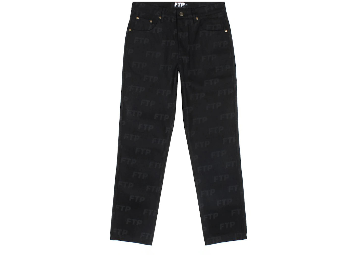 FTP All Over Denim Pant (FW21) Black