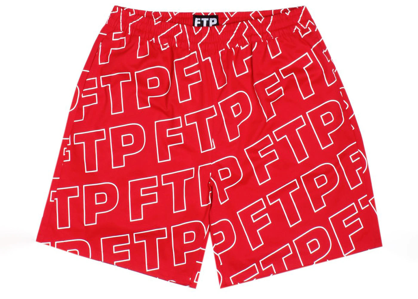 FTP All Over Outline Logo Short Red