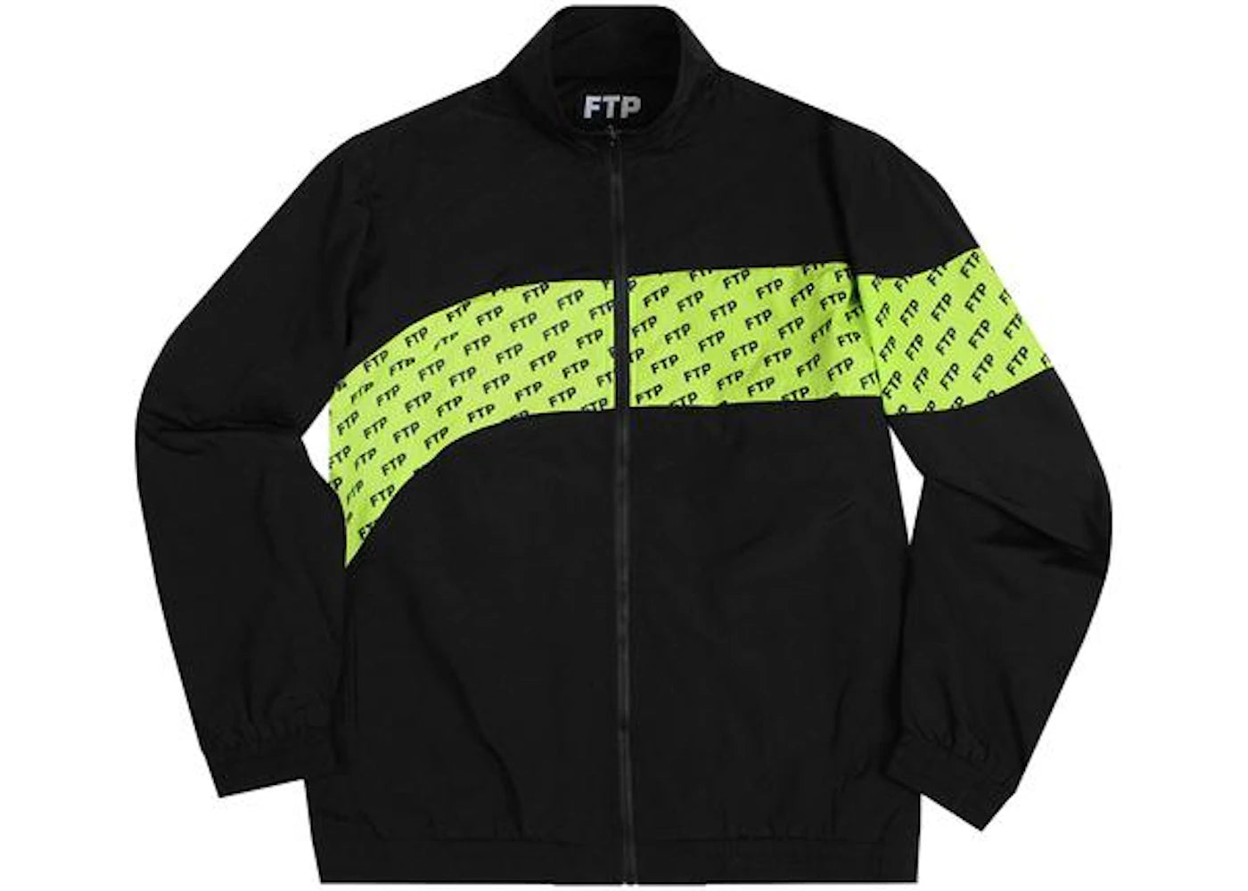 FTP Allover Panel Track Jacket Black