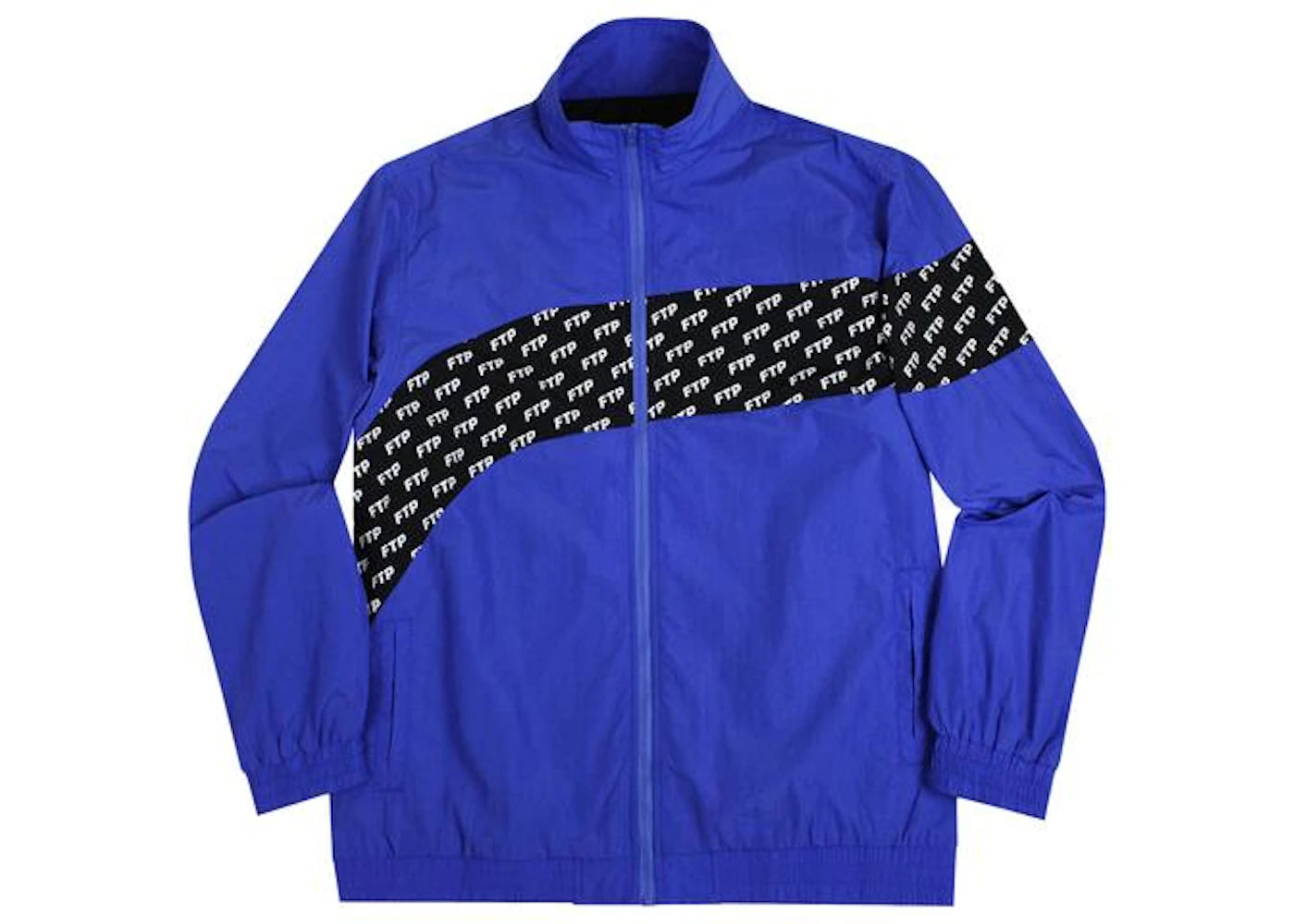 FTP Allover Panel Track Jacket Blue