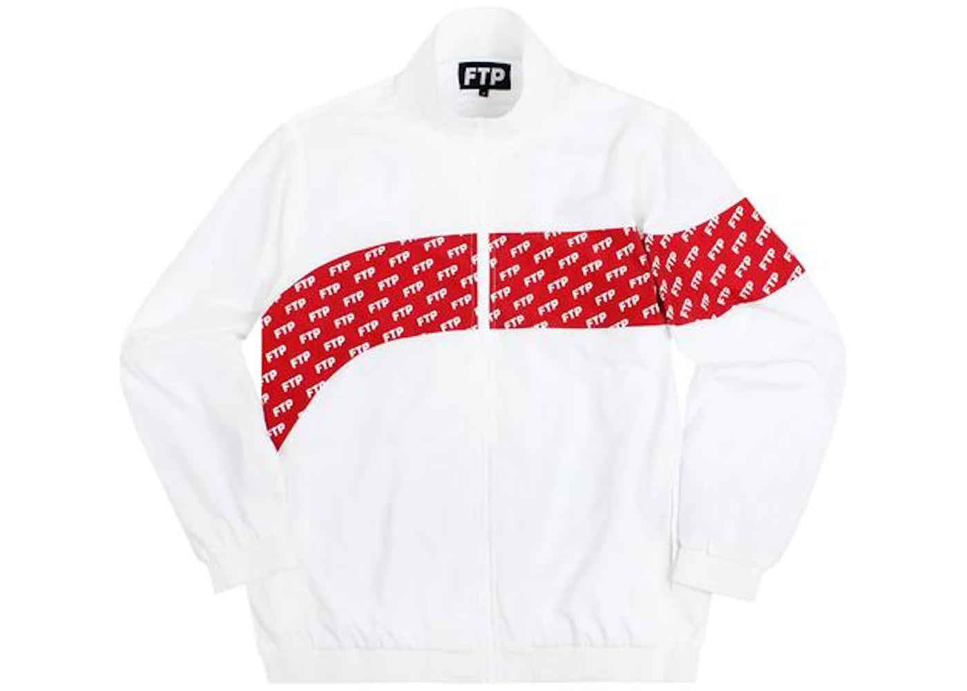 FTP Allover Panel Track Jacket White