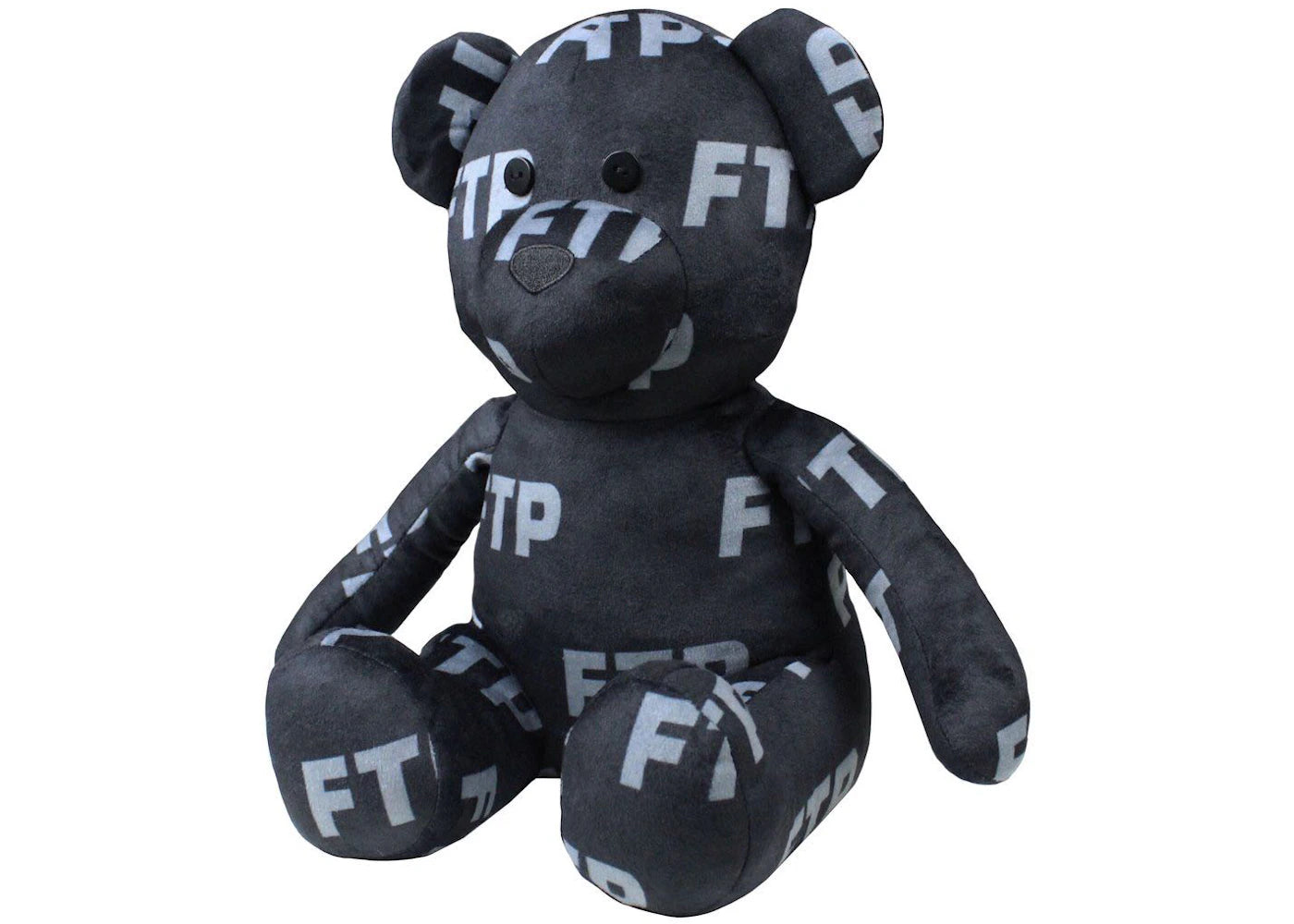 FTP Allover Print Teddy Bear Black