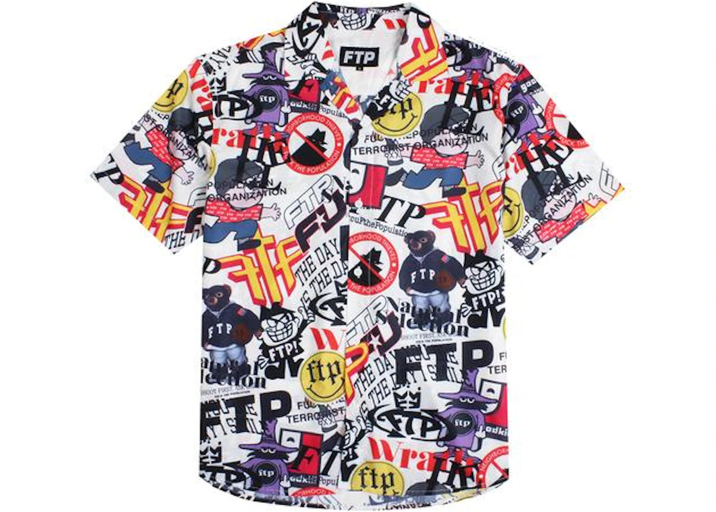 FTP Archive Button Up White