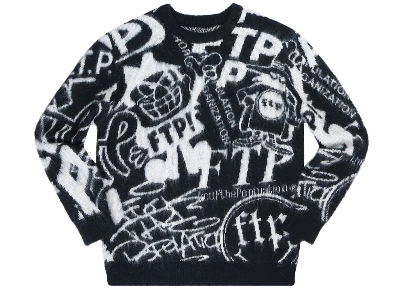 FTP Archive Mohair Sweater Black