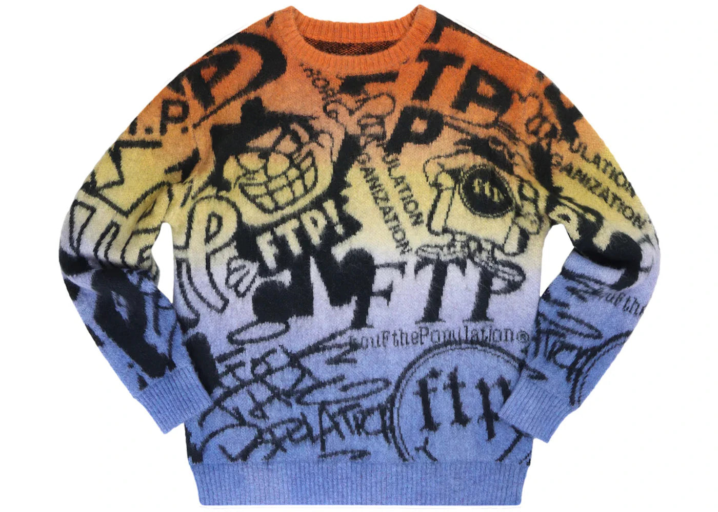 FTP Archive Mohair Sweater Orange