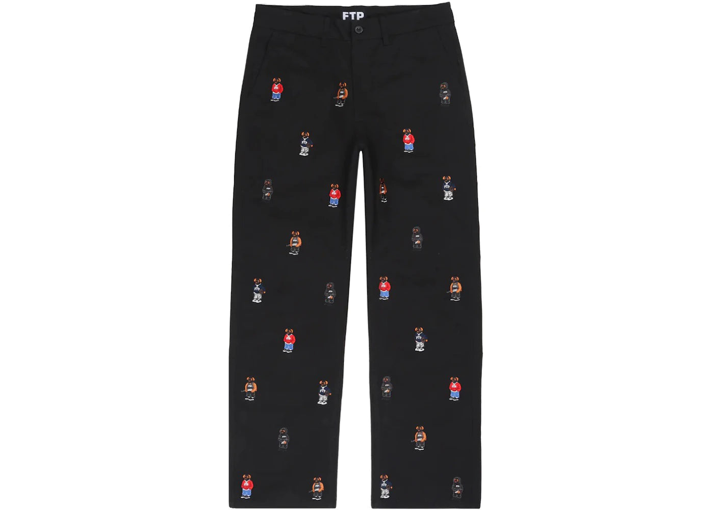 FTP Bear Chino Pant Black