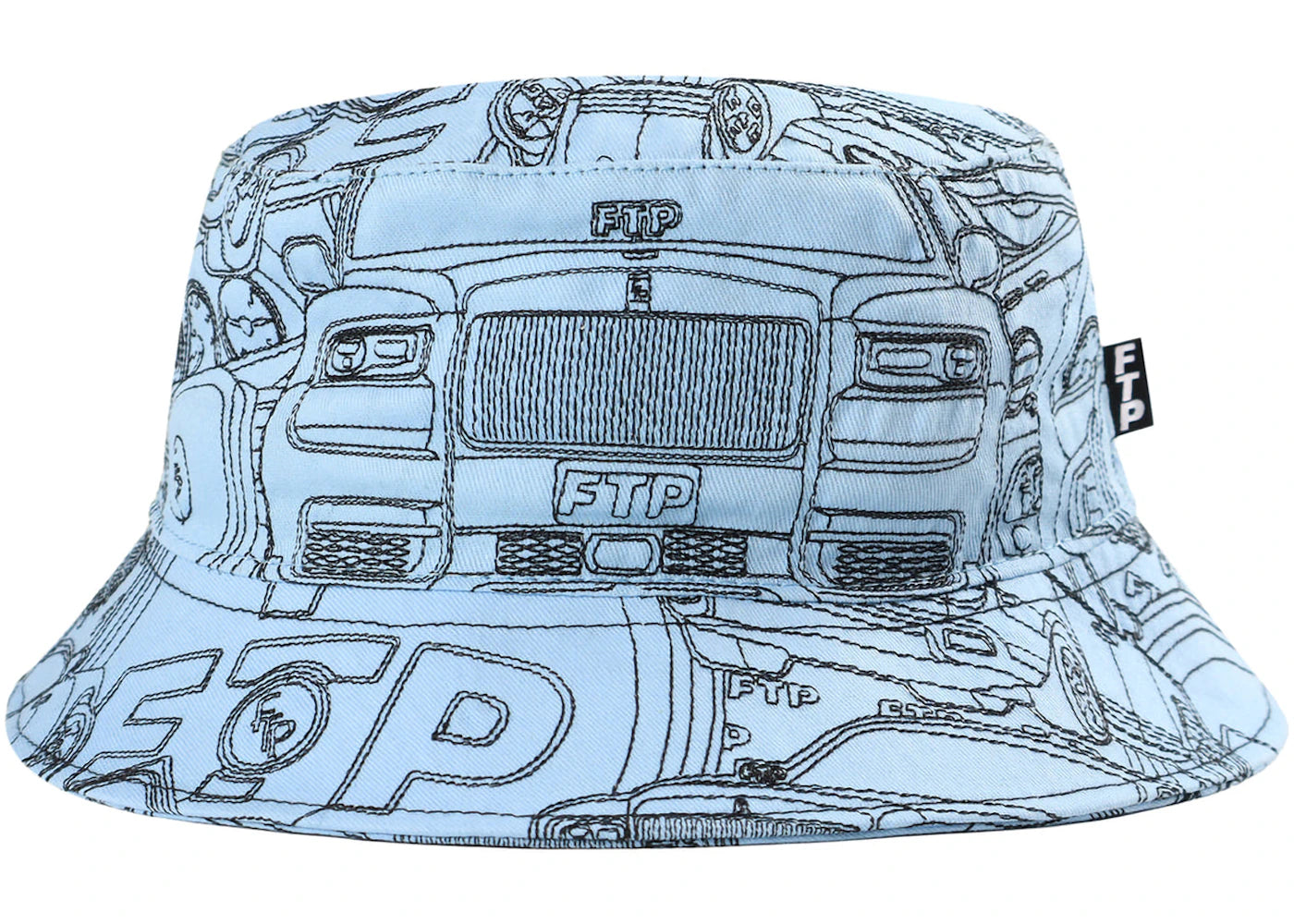 FTP Big Body Bucket Hat Sky Blue