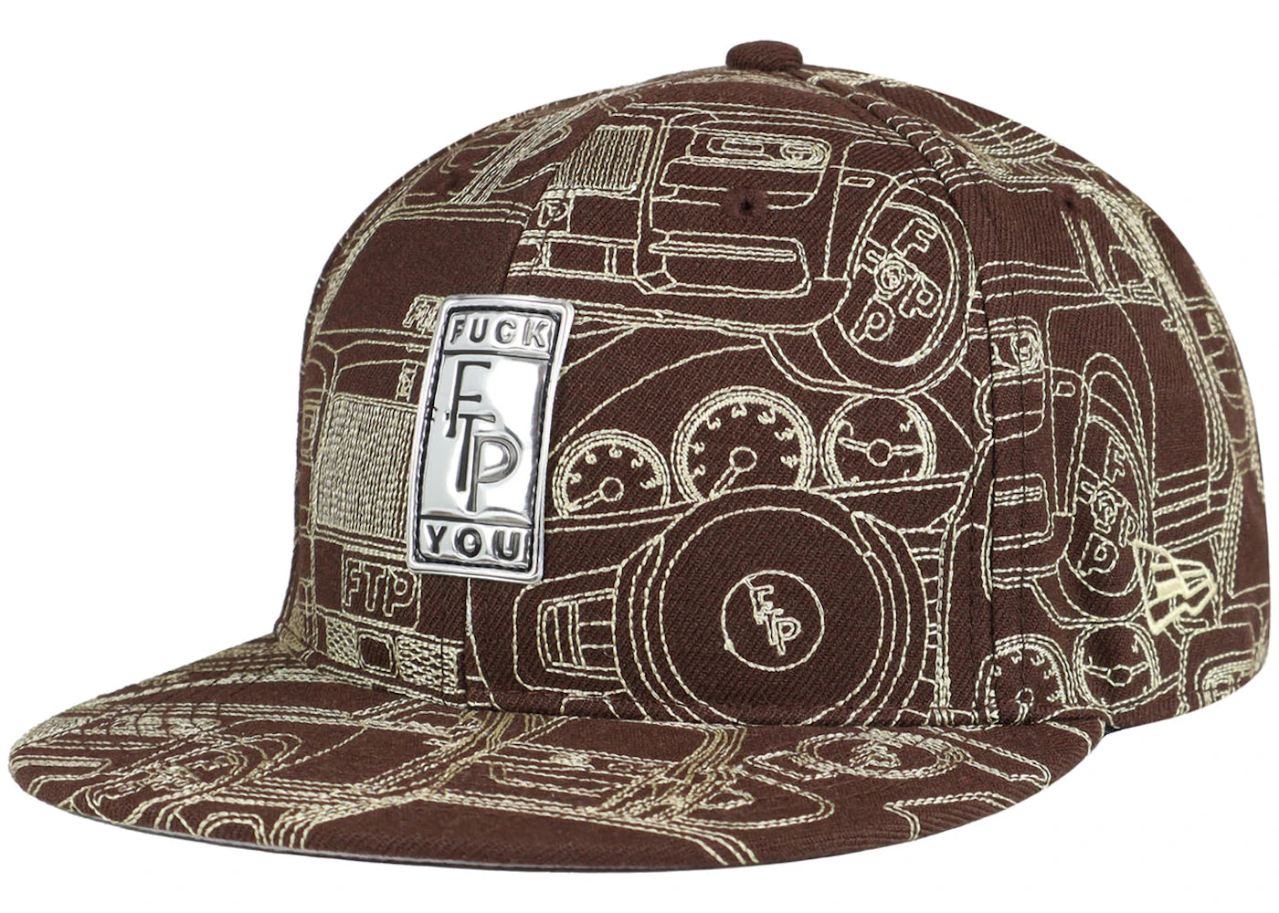 FTP Big Body Fitted Hat Brown