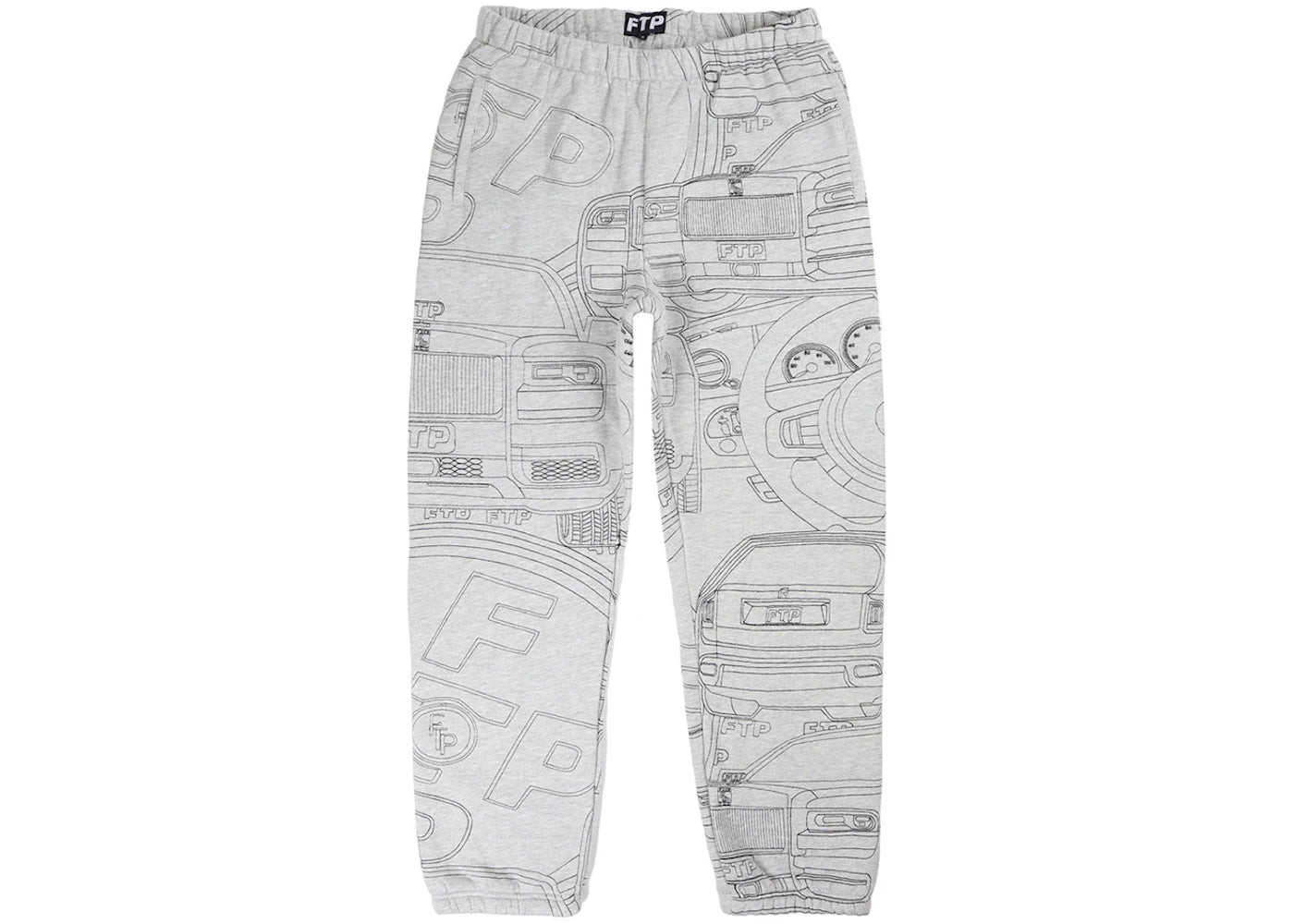 FTP Big Body Sweatpant Heather Grey