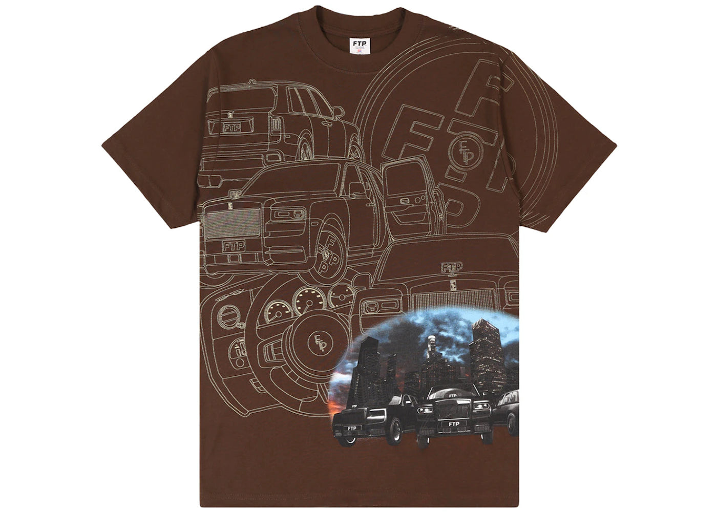 FTP Big Body Tee Brown