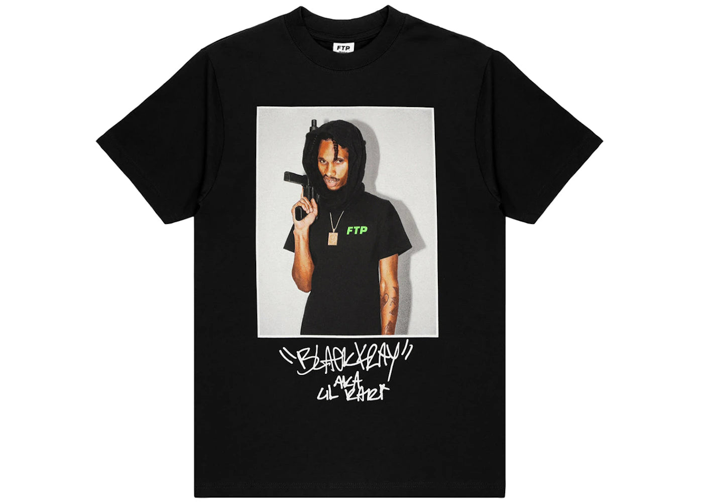 FTP Black Kray Photo Tee Black