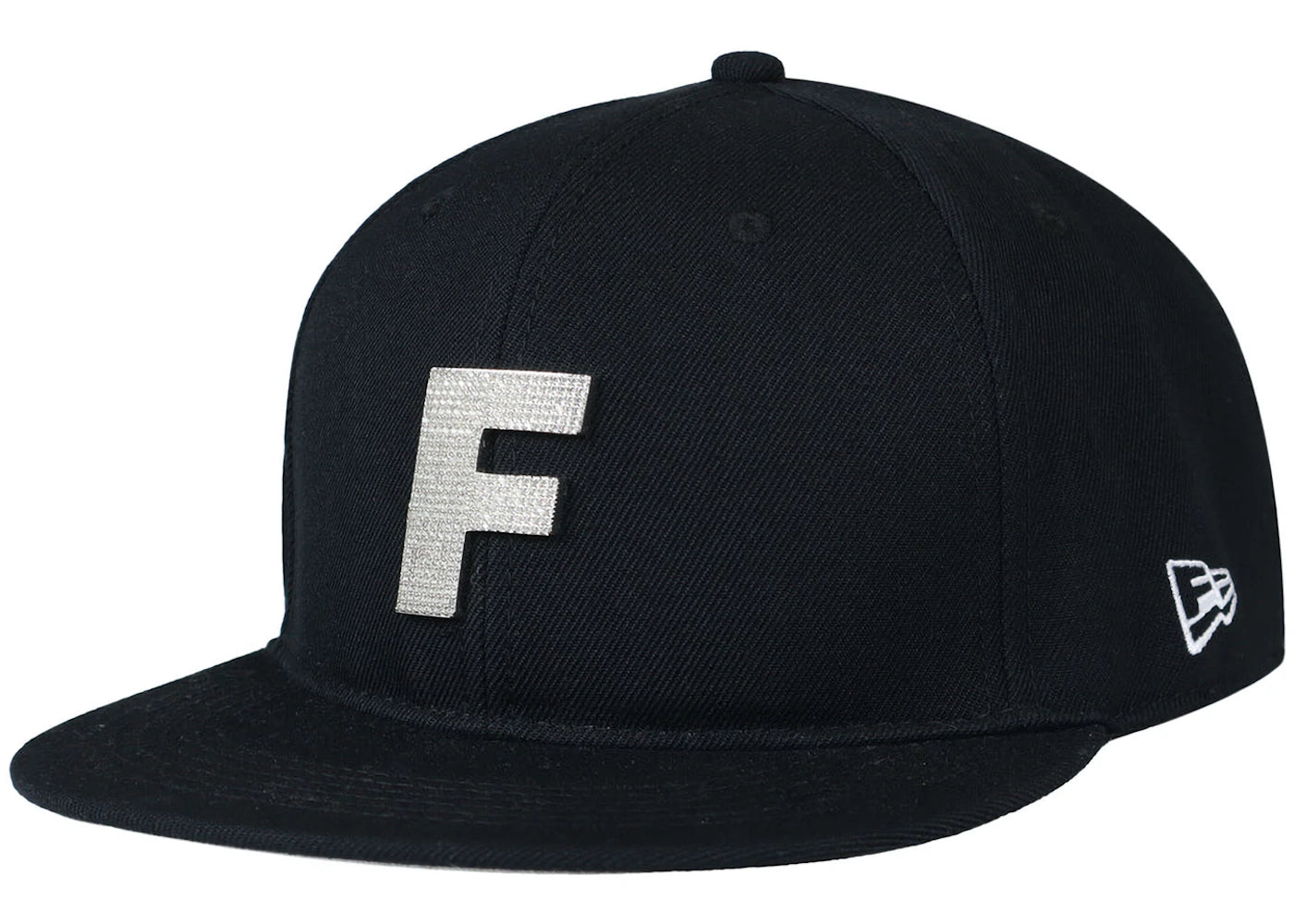 FTP Bling F Logo Fitted Hat Black