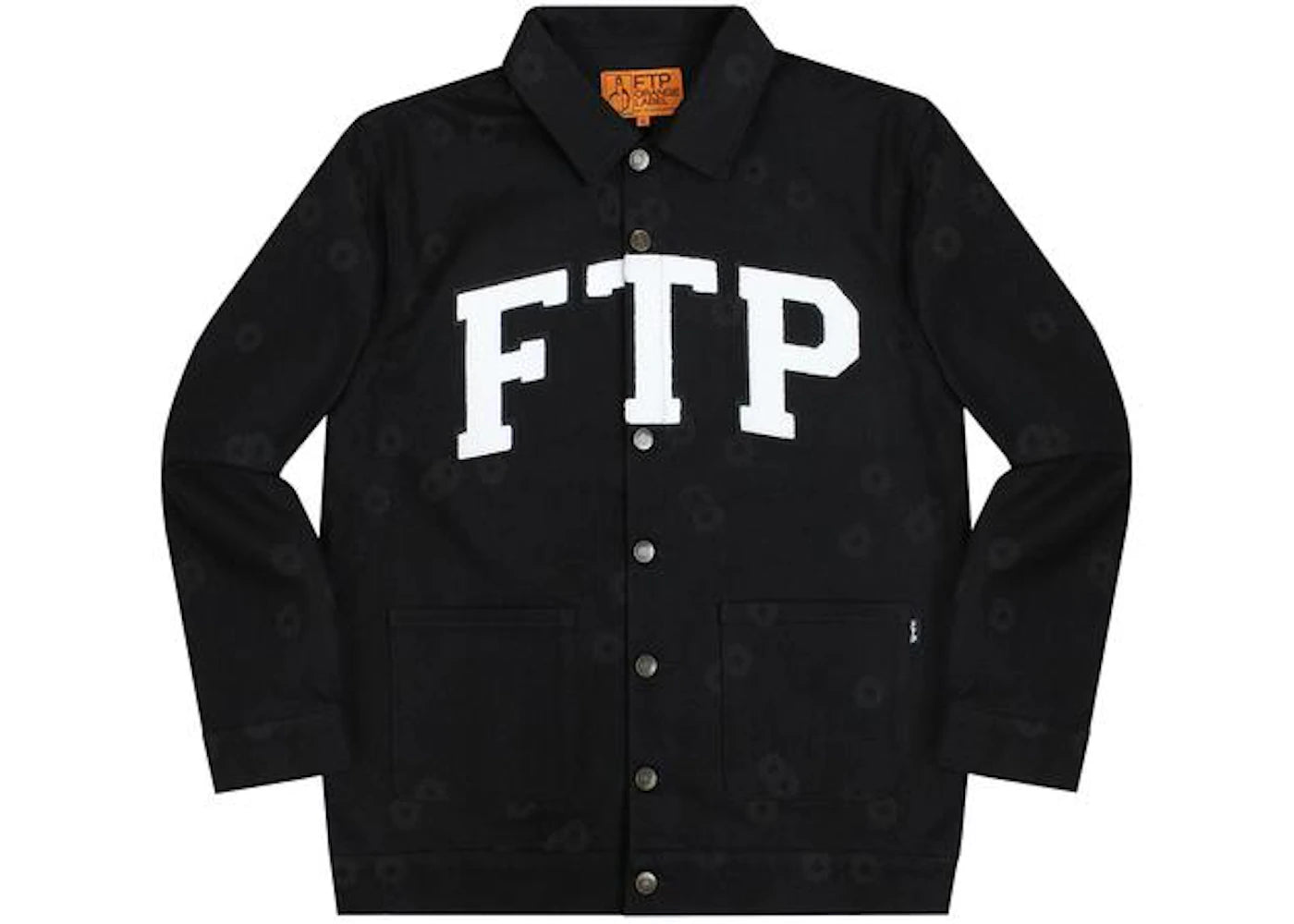 FTP Bullet Hole Denim Jacket Black