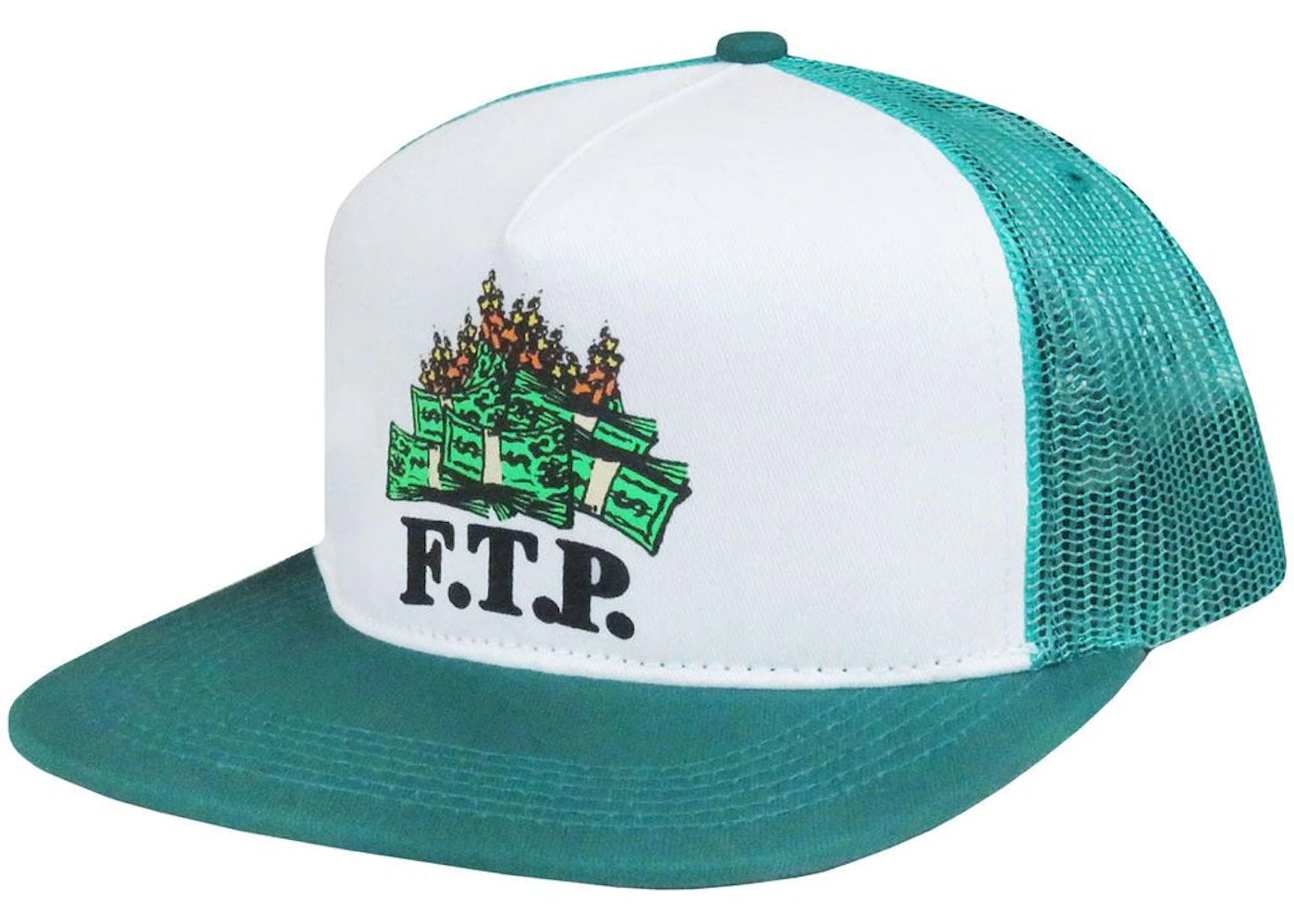 FTP Cash Pile Trucker Hat Green