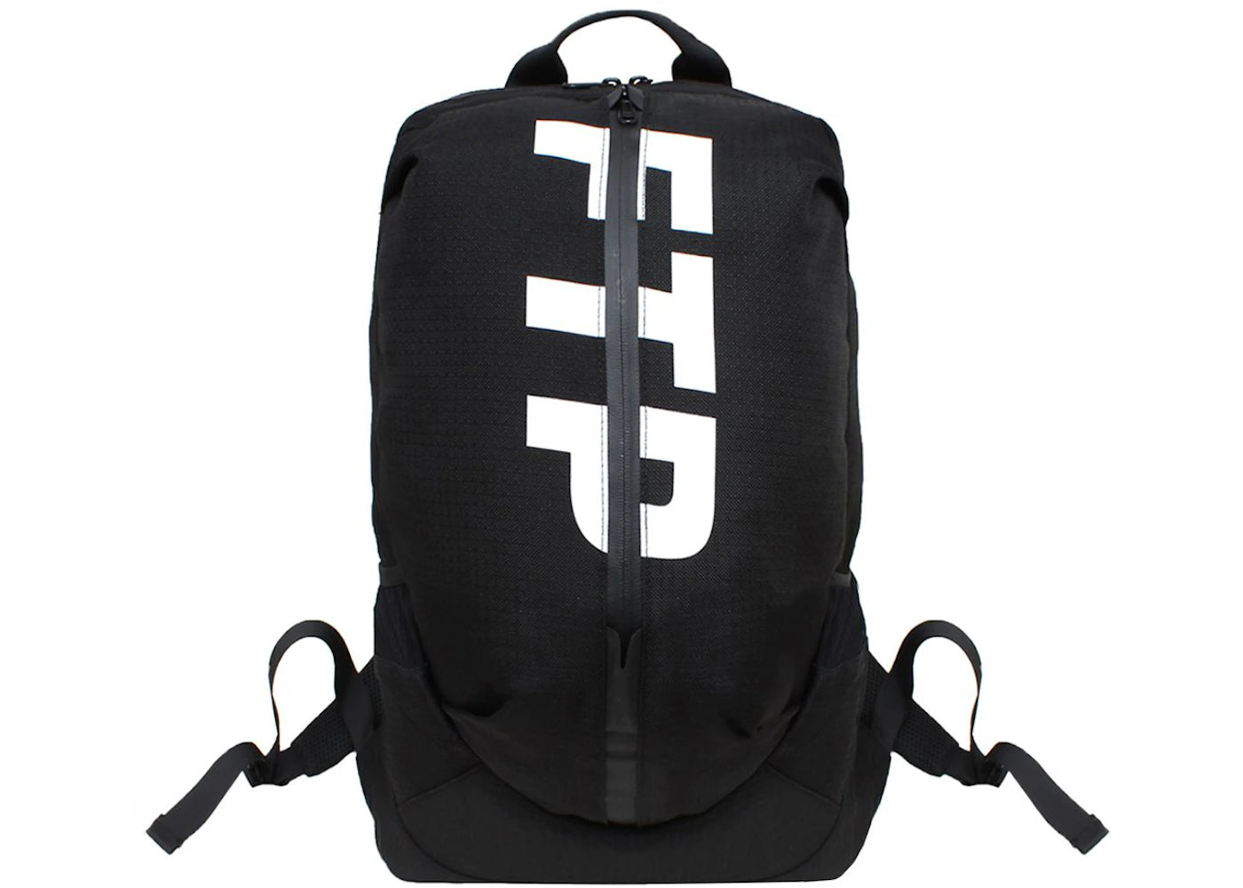 FTP Center Zip Logo Backpack Black