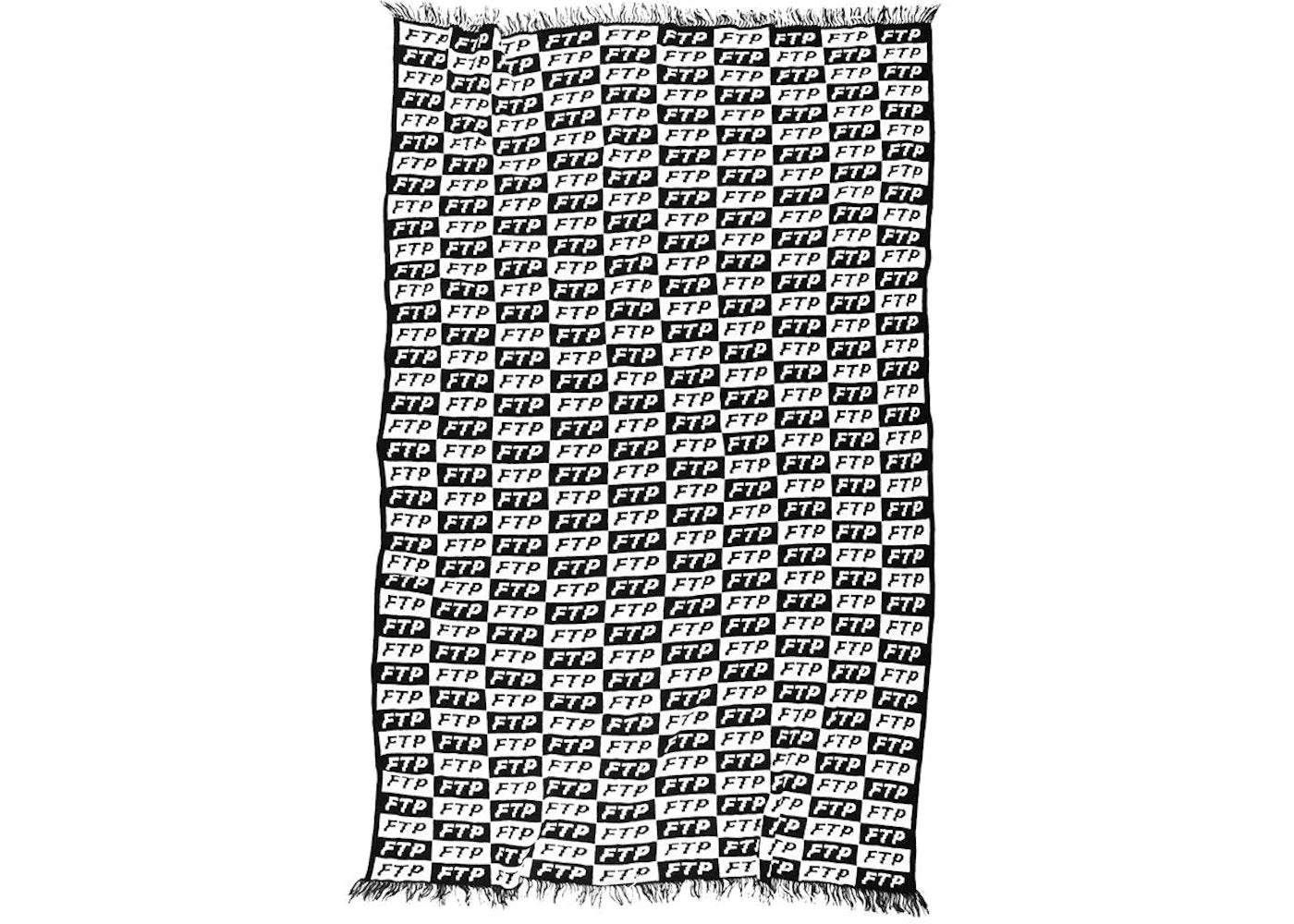 FTP Checkered Blanket Black/White