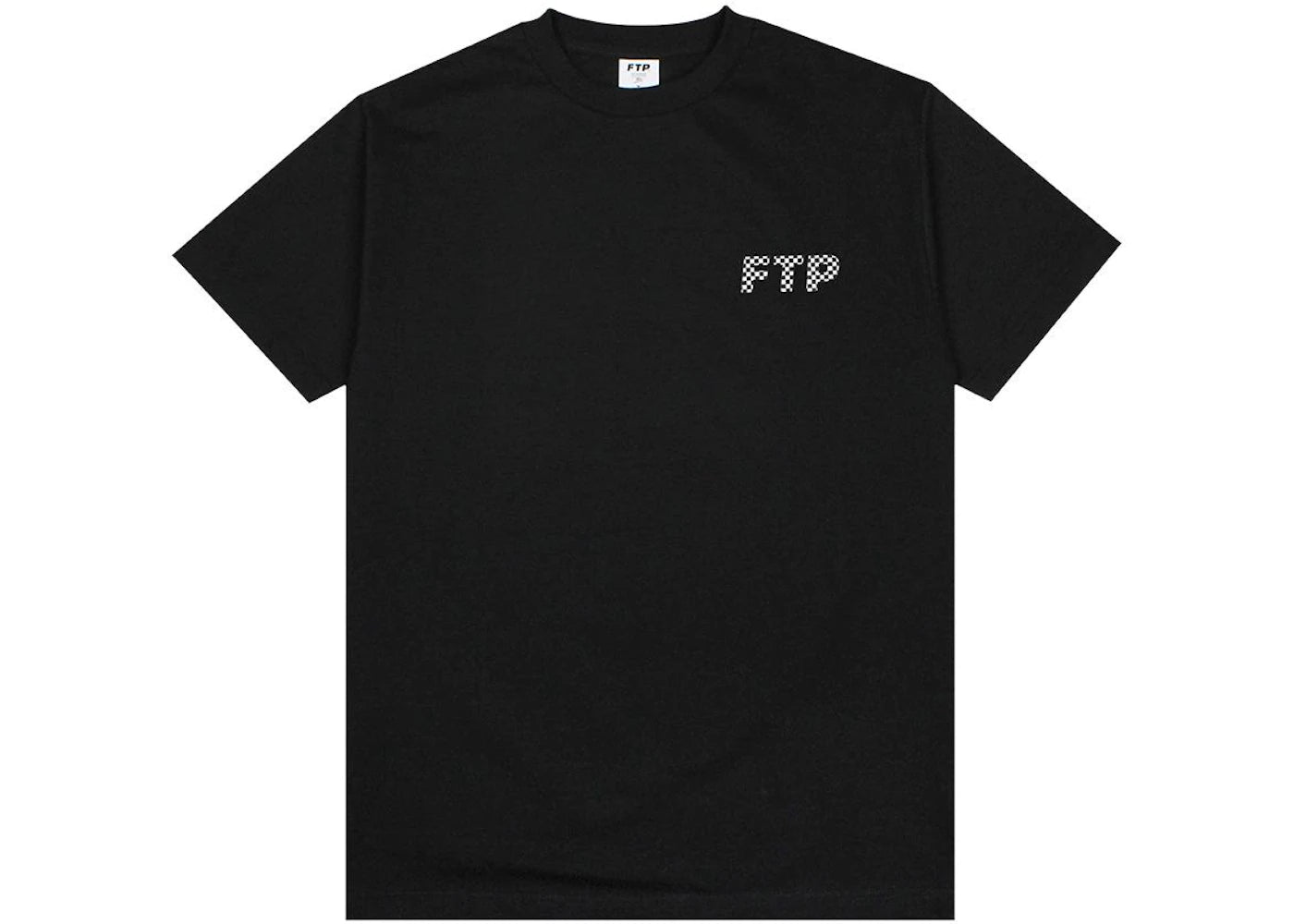 FTP Checkered Logo Tee Black