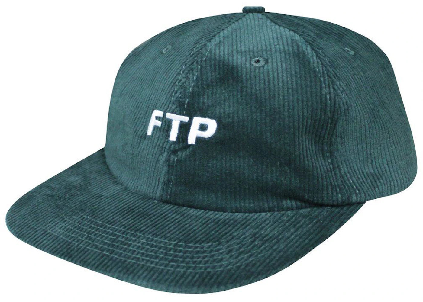 FTP Corduroy Logo Hat Forest Green