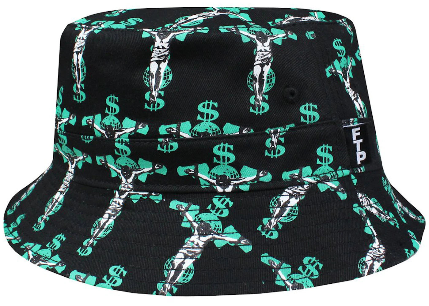 FTP Crucifix Bucket Hat Black