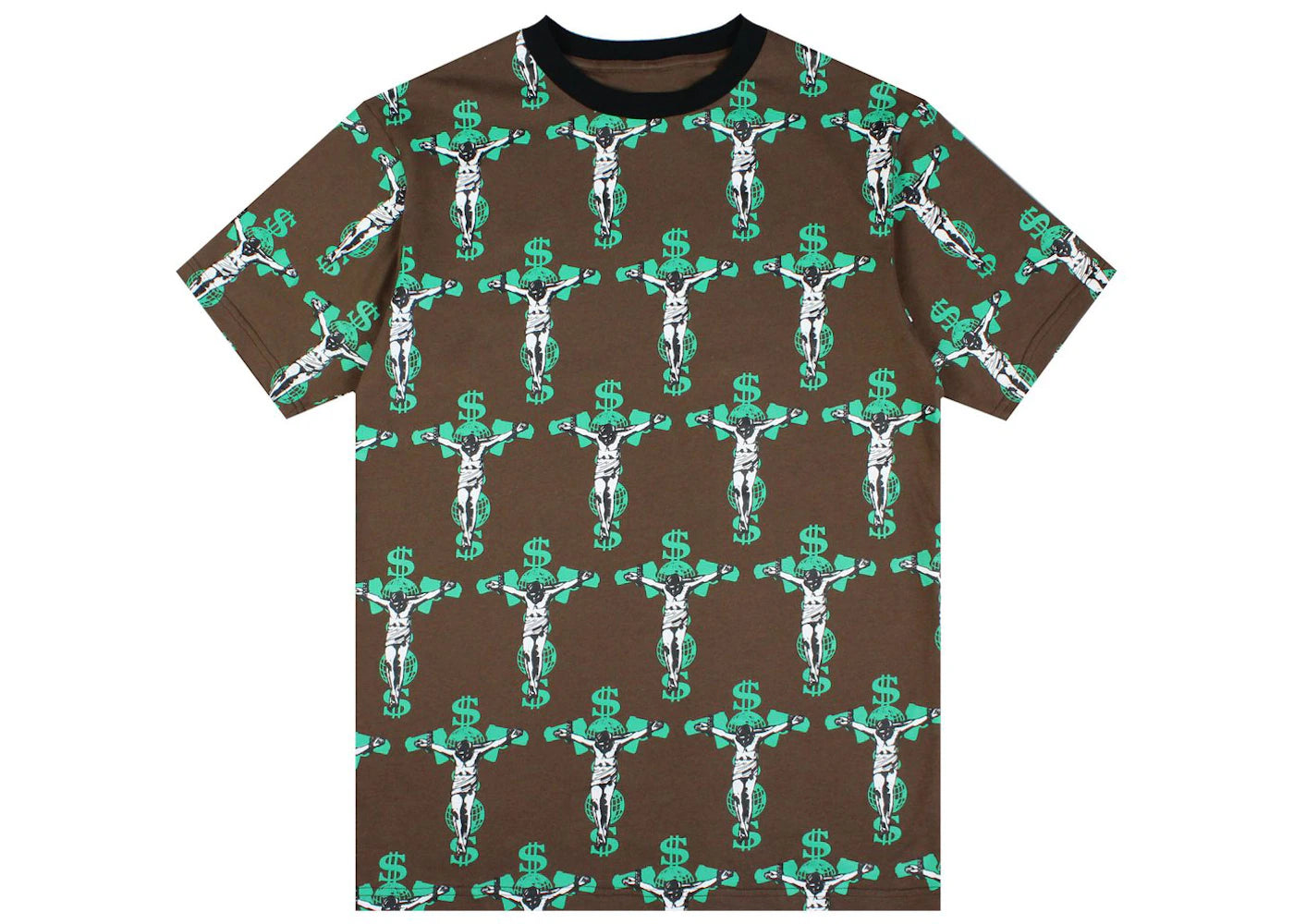 FTP Crucifix Tee Brown