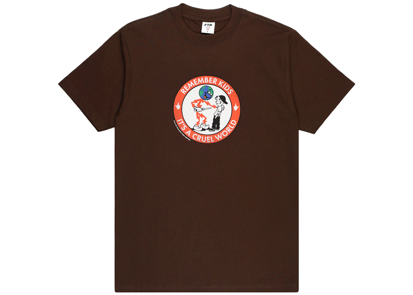 FTP Cruel World Tee Brown