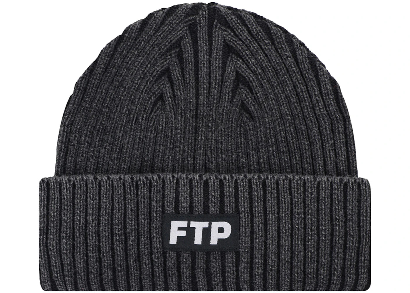 FTP Denim Dye Logo Beanie Black